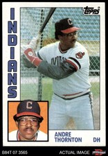 1984 Topps #115 Andre Thornton Indians 5 - EX