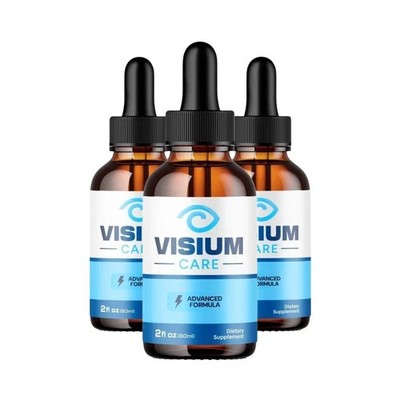 (3-Pack) Visium Care Drops - Visium Vision Health Support Liquid Drops (90 Serv)