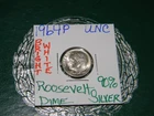 1964 P  Roosevelt Dime. Fully Separated Horizontal Torch Lines. Nice UNC. (Inv.)
