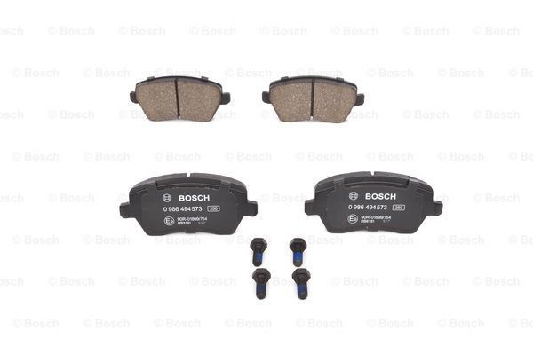Bosch Bremsbelagsatz, Scheibenbremse Vorne Passend FüR Nissan-image