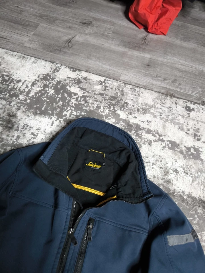 Men's   Snickers  1200  Softshell Cordura Jacket Size M Work Wear  YKK - Image 3 of 4