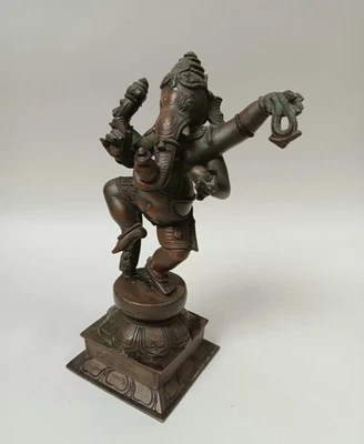 Bronze Statue of Hindu Ganesha as Nritya Ganapati - Image 1 of 4