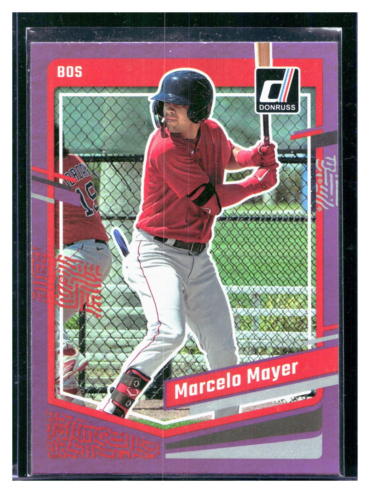 2023 Donruss #94 Marcelo Mayer Holo Pink SP MLB Prizm Rookie RC Boston SSP Rare