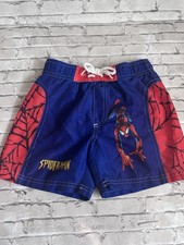 Marvel Spiderman Boys Toddler Swim Trunks Size 3T