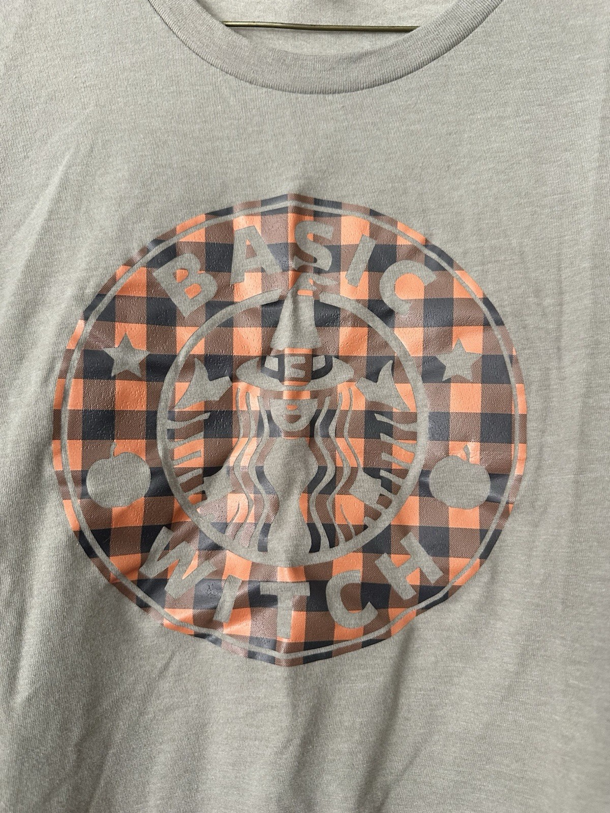 Bella Canvas Medium Basic Witch Black Orange Plai… - image 2