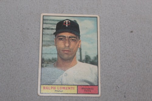 Ralph Lumenti #469 1961 Topps card