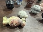 Crystal Carving Lot. Grinch Raccoon Monkey. Lapis Jade Pink Opal Black Obsidian. — photo 6