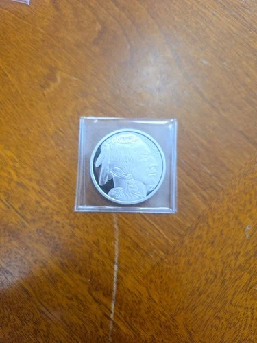 Silver Towne 1 Troy oz .999 Buffalo Round Proof