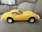 Vintage 1970's Tonka Yellow Plastic Corvette for Car Carrier Truck