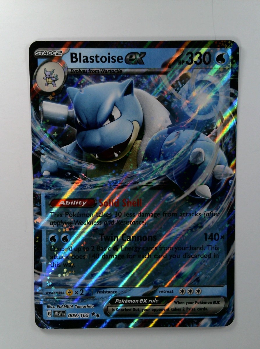 Blastoise Ex [Jumbo] #9 Pokemon Scarlet & Violet 151 | eBay