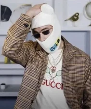 Stillz X José Wong Ski Mask Beanie White YHLQMDLG Bad Bunny 