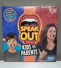 Speak Out Kids vs Parents Game Family Party Toy NEW SEALED Funny Hasbro