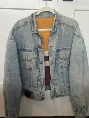 Vintage JetSet Blue System Denim Jacket Reversible Unisex Made in Italy M/L 
