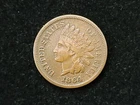 1864 L On Ribbon Indian Head Cent VF Details Small Scrape on S & T of States