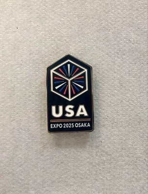 America Pavilion Expo 2025 Osaka Pin Anstecker