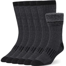 Merino Wool Thermal Socks for Men and Women - Warm Thick Cozy Winter Socks ML