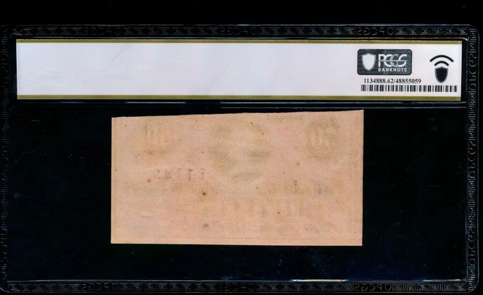 AC T-63 $0.50 1863 Confederate CSA PCGS 62 PPQ PF-8 TOUGHER VARIETY - Image 2 of 2