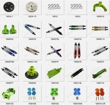 Aluminum Metal Upgrade Part DIY Green Fits HSP1/10 94180 rc Off-road crawler car