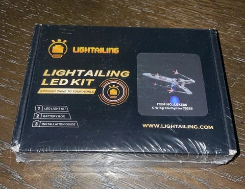 LED Light Kit for X-Wing Starfighter - Compatible with LEGO® 75355 Set (Classic)