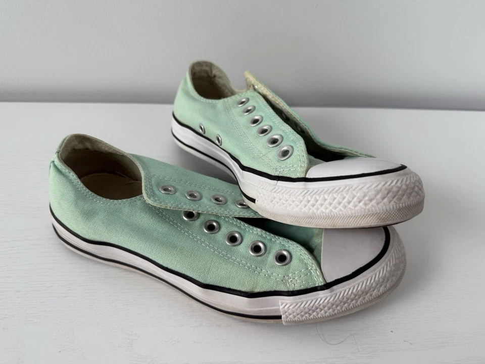 Converse All Star Chuck Taylor теннис обуви кроссовок женщин 7 мужчин 5 новом зеленый - Изображение 2 из 4