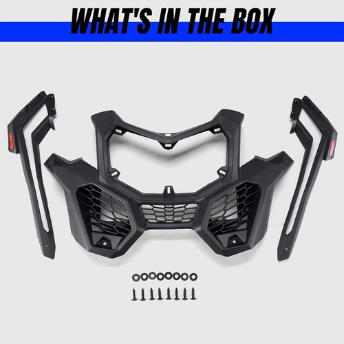 HAKA TOUGH Front Fascia for Can Am Maverick X3 Accessories 2017-2025, black - Picture 6 of 6