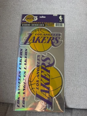 Los Angeles Lakers Vintage 1999 Stickers Qty 2 - Image 1 of 2