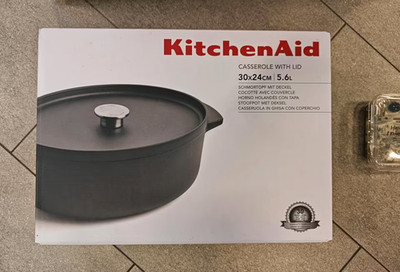 kitchenaid Schmortopf 30cm mit Deckel 5,6 l - NEU & OVP - (UVP: 229,99 )
