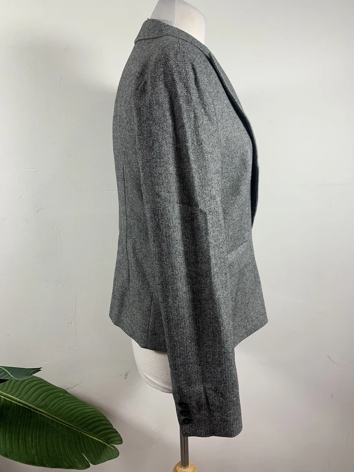 Chaqueta Max Mara Studio negra arenque Bon, talla 12, $595 Foto 3 de 4