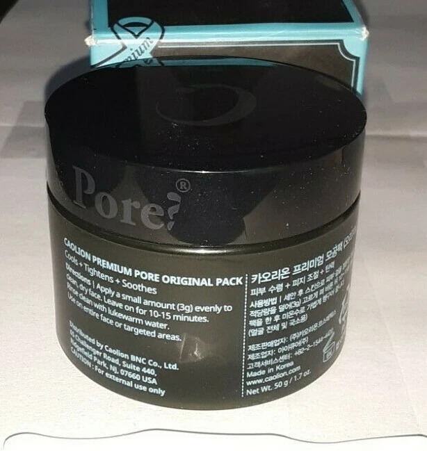 AGUA GLACIAL RITUAL PORO NEGRO ORIGINAL 1,7 OZ CAOLION PORE sin sellar nueva en caja Foto 4 de 4