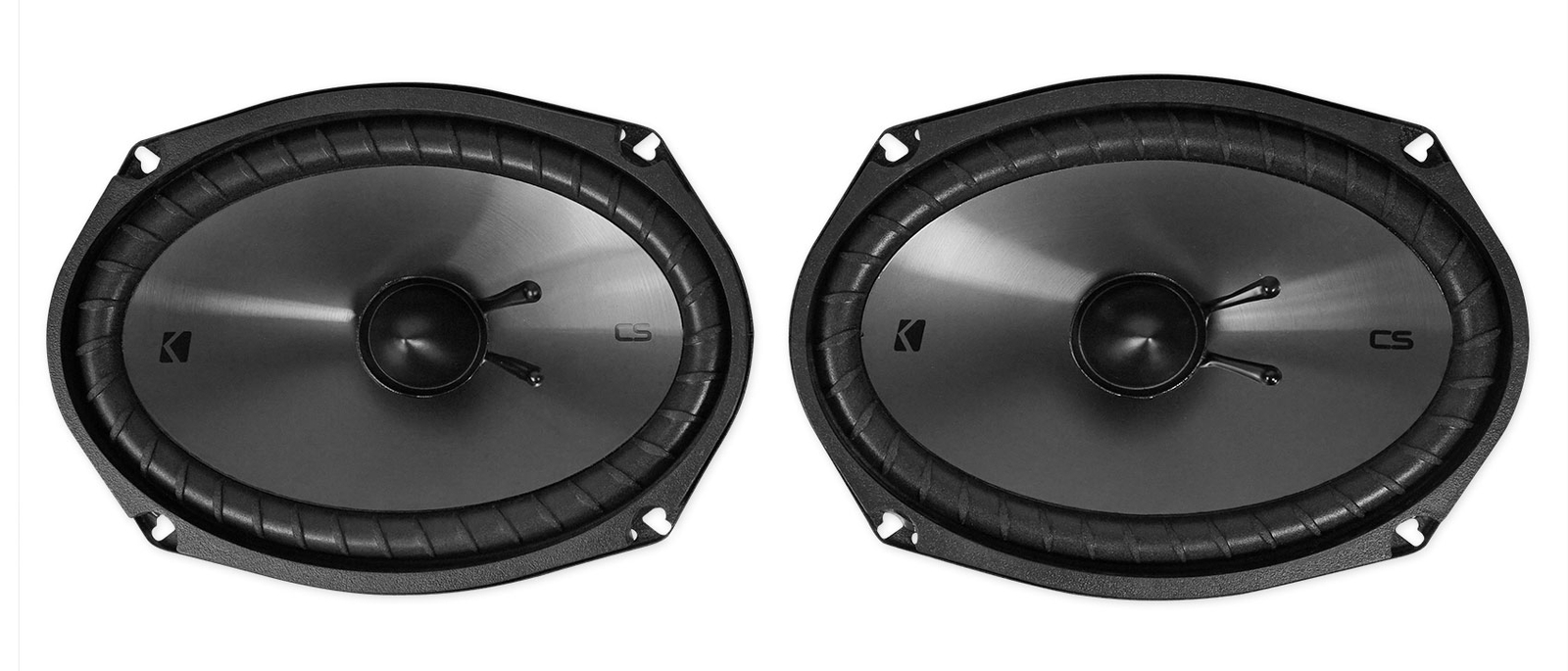 Автомобильные аудиокомпонентные динамики KICKER 46CSS694 6x9 мощностью 900 Вт с 075 твитерами CSS69