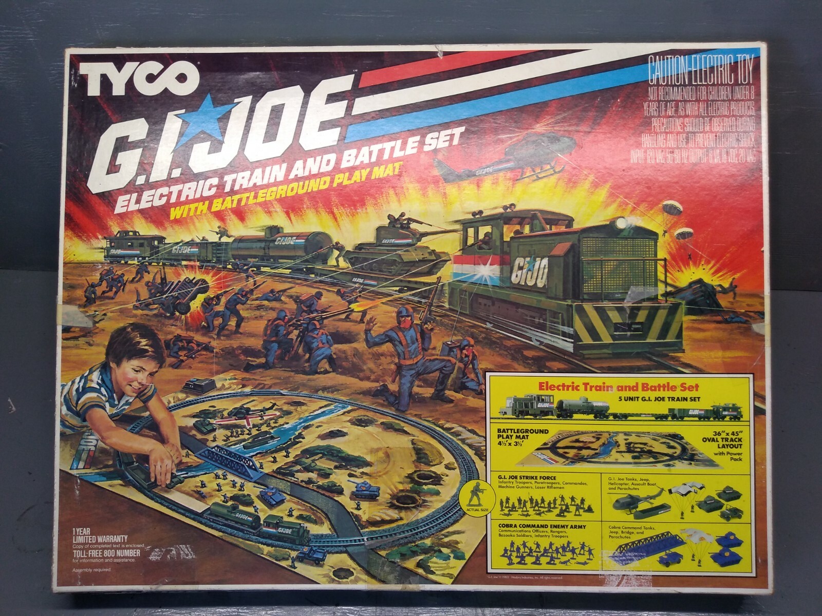 tyco gi joe train set