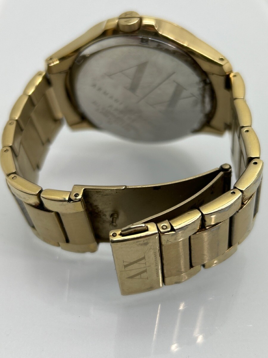 Armani Exchange Smart Champagne Dial Gold-plated Mens Watch AX2131