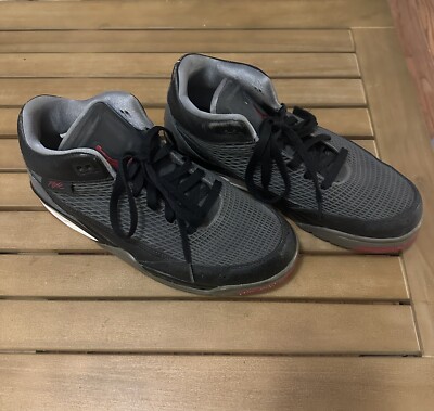 Size 10 - Air Jordan Flight Club 80s Black for sale online  display picture 1