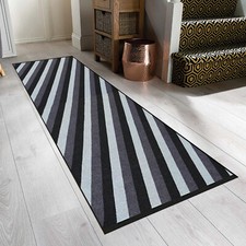Non Slip Striped Kolm Rugs Indoor Living Room Bedroom Runners Kitchen Floor Mats