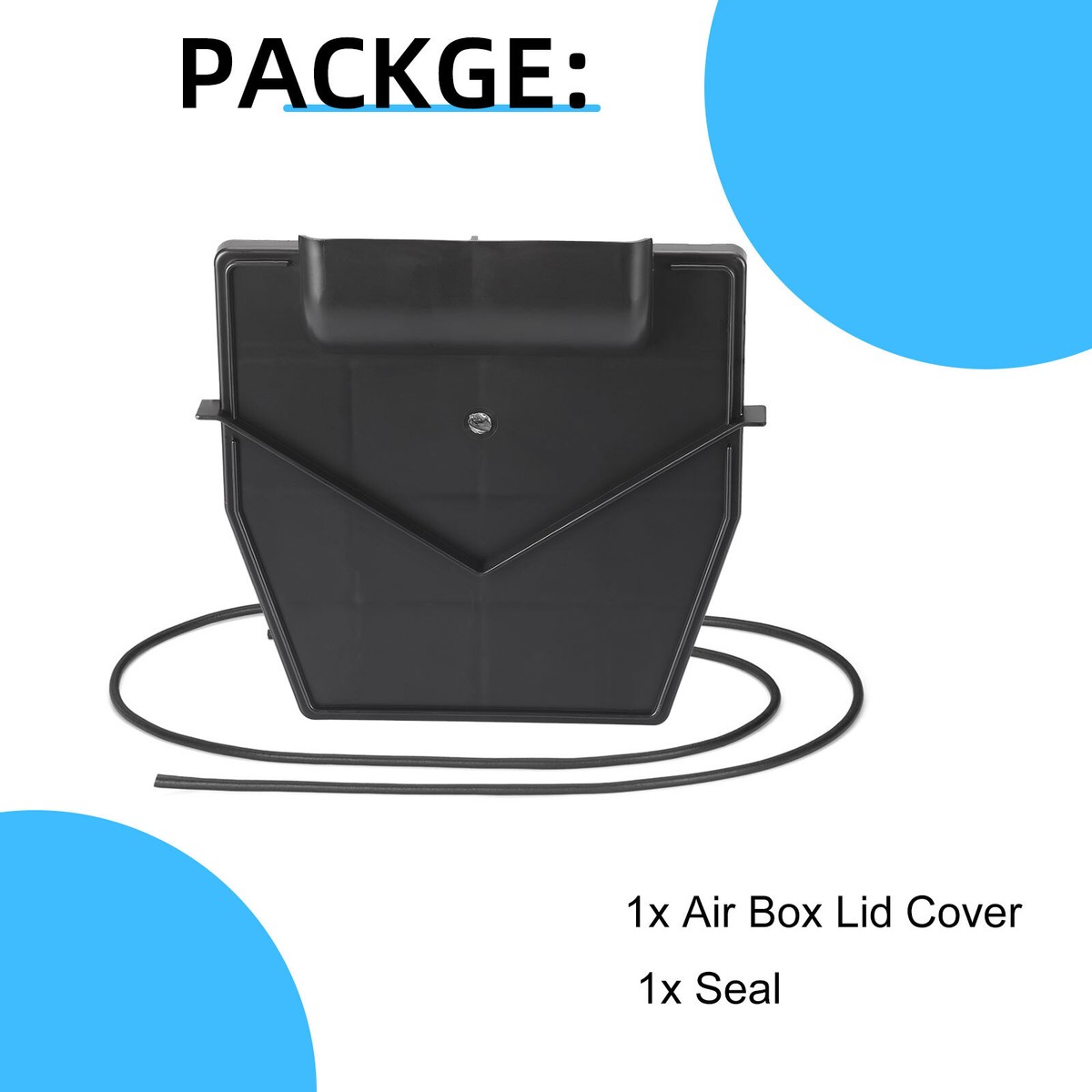 2003-2011 Air Box Lid Plastic Cover and Seal For Kawasaki Bayou