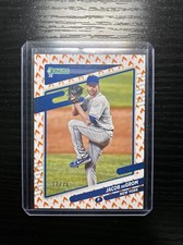 2021 Panini Donruss Variation On Fire /75 Jacob deGrom #150