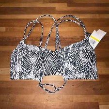 Salt  Cove Juniors' Simple Scale Strappy Bralette Bikini Top, medium