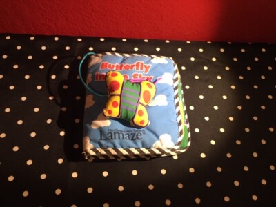 Lamaze Plush Developmental soft book Butterfly in the Sky Toy Learning Curve