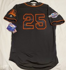 MAJESTIC AUTHENTIC 52 2XL SAN FRANCISCO GIANTS BARRY BONDS FLEX BASE Jersey