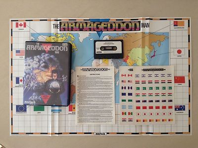 Sinclair ZX Spectrum - The Armageddon Man von Martech mit Karte und Stickern