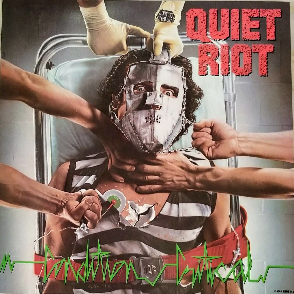 LPシールド美品/クワイエット・ライオット/コンディション・クリティカル QUIET RIOT - CONDITION CRITICAL - JAPAN VINYL LP OBI 28AP