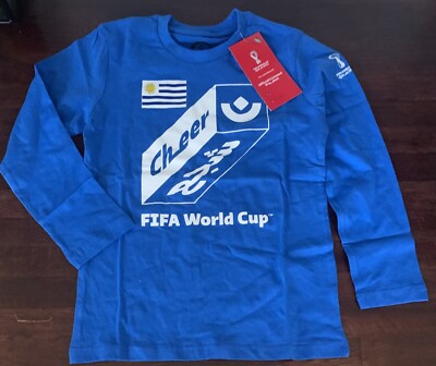 FIFA world cup 2022 CHEER Argentina graphic long sleeve blue T