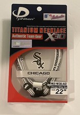 Vintage Chicago White Sox Phiten Titanium Necklace X30 - 22 - NEW IN BOX