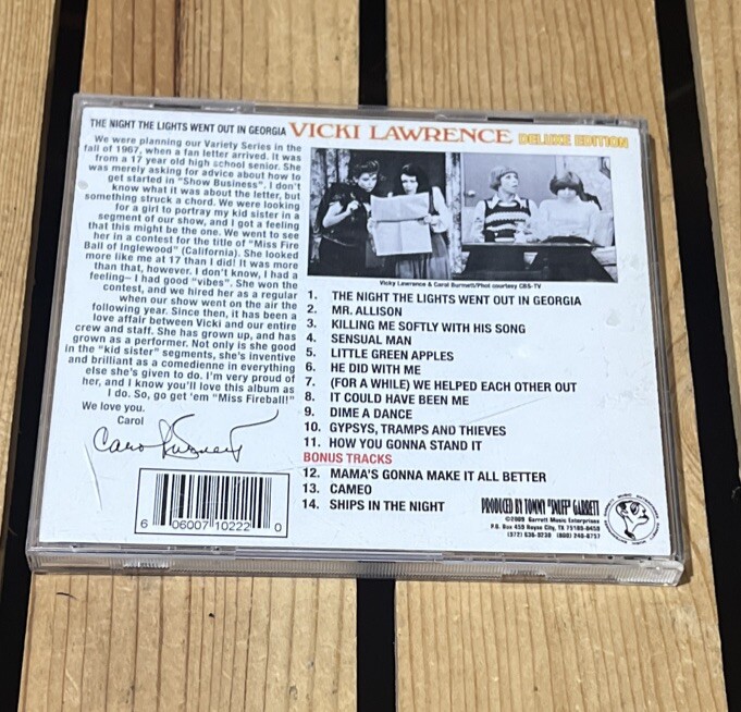 【中古】 Night the Lights Went Out in Georgia VickiLawrence Mi05MzM3LmpwZWc.jpeg
