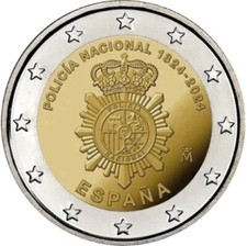 Spain 2024 2 € Commemorative Euros National Police
