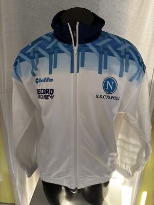 SSC Napoli Neapel Jacke Tracktop Lotto Vintage Trainingsjacke Sweatjacke Vintage