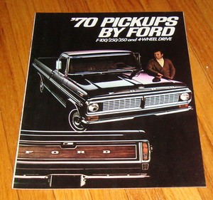 Details About Original 1970 Ford Pickup Sales Brochure F 100 F 250 F 350 Ranger Truck