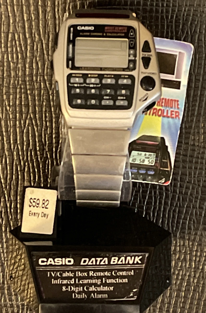 Casio tv remote store control watch