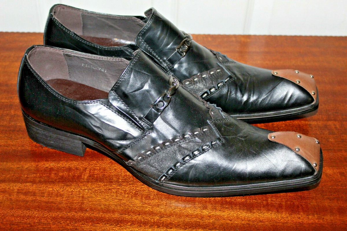 Fiesso Square Toe White Leather Aurello Garcia EUC Fiesso Shoes by Aurelio Garcia main image 3