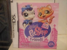 LITTLEST PET SHOP City Friends Nintendo DS Game Instruction Manual Booklet *ONLY